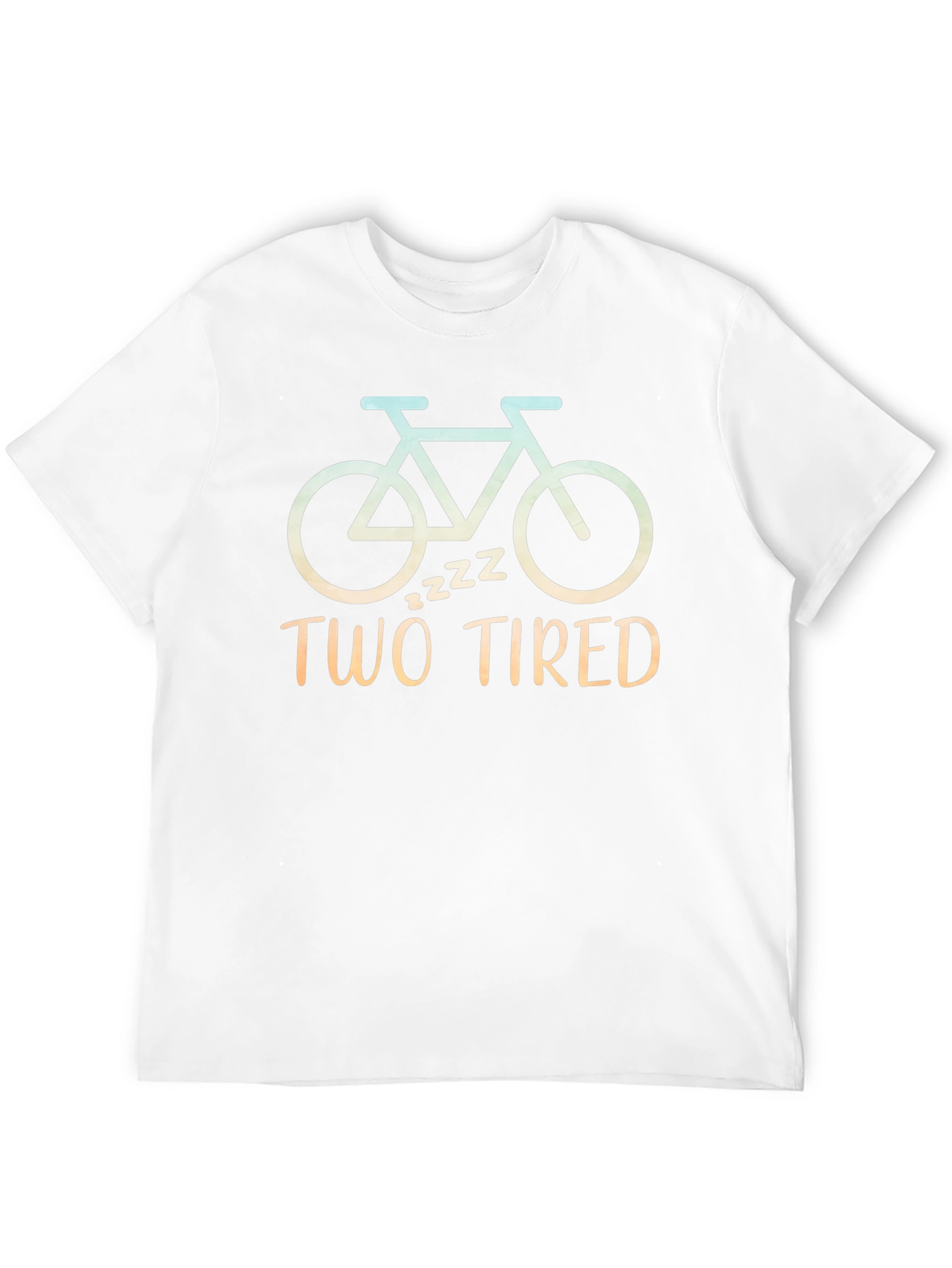 Two Tired Bicycle Graphic T-Shirt