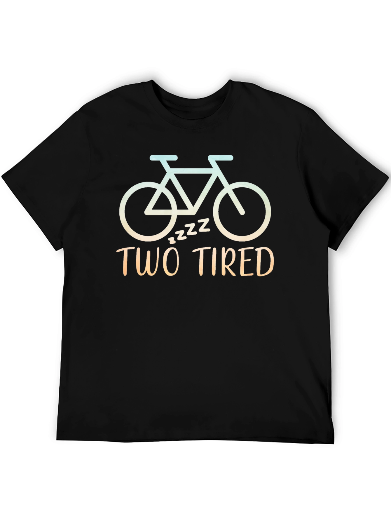Two Tired Bicycle Graphic T-Shirt