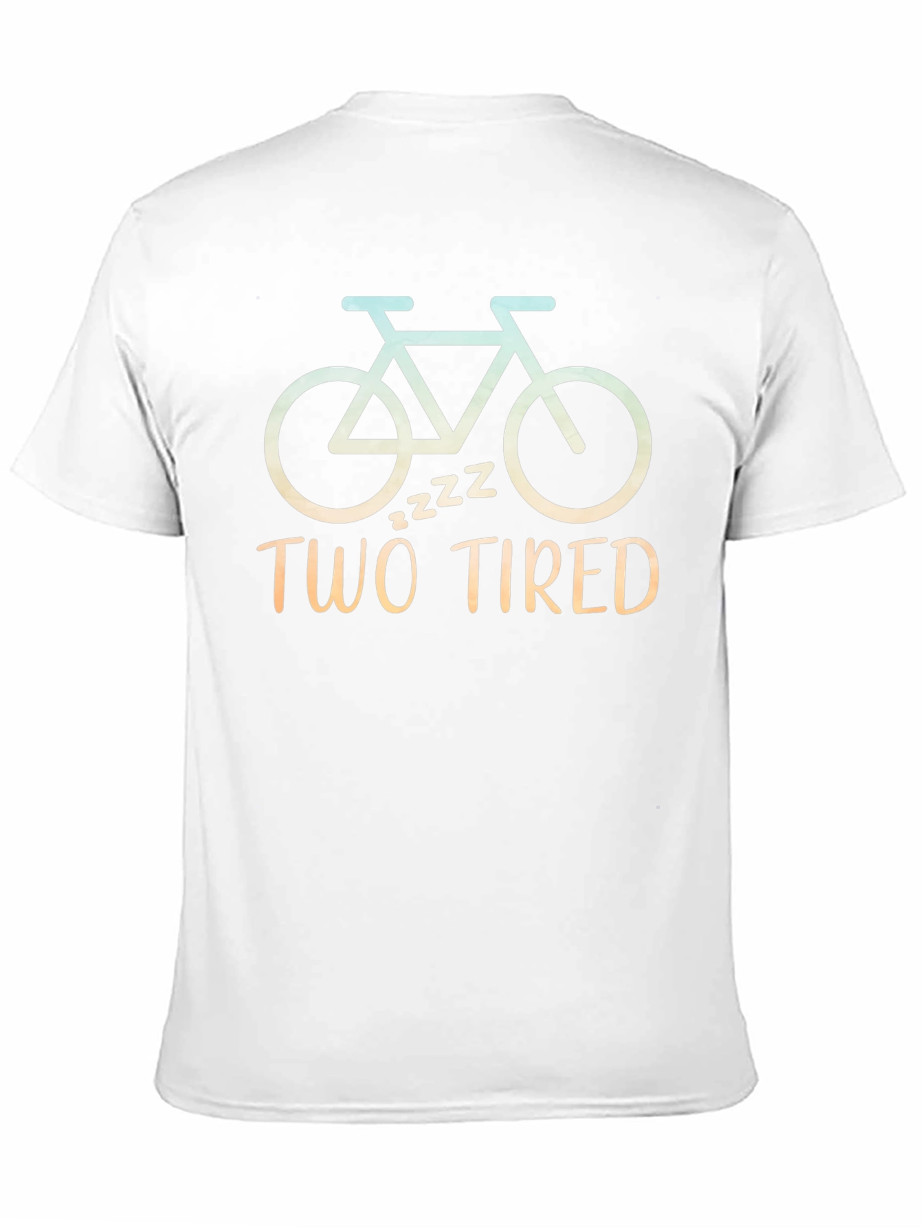 Two Tired Bicycle Graphic T-Shirt