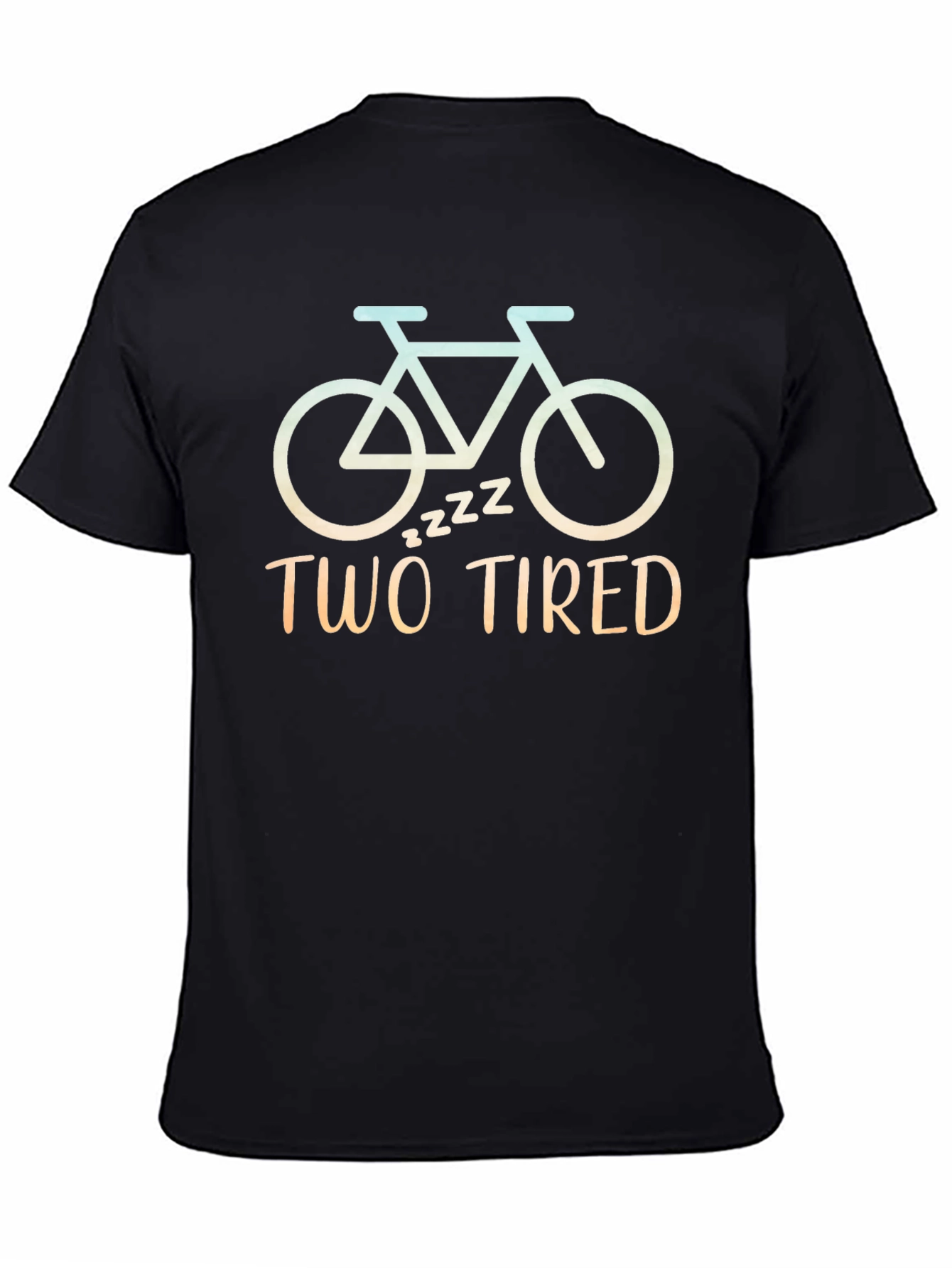 Two Tired Bicycle Graphic T-Shirt