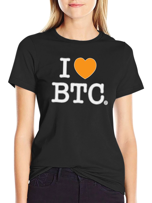 I Heart BTC Black T-Shirt