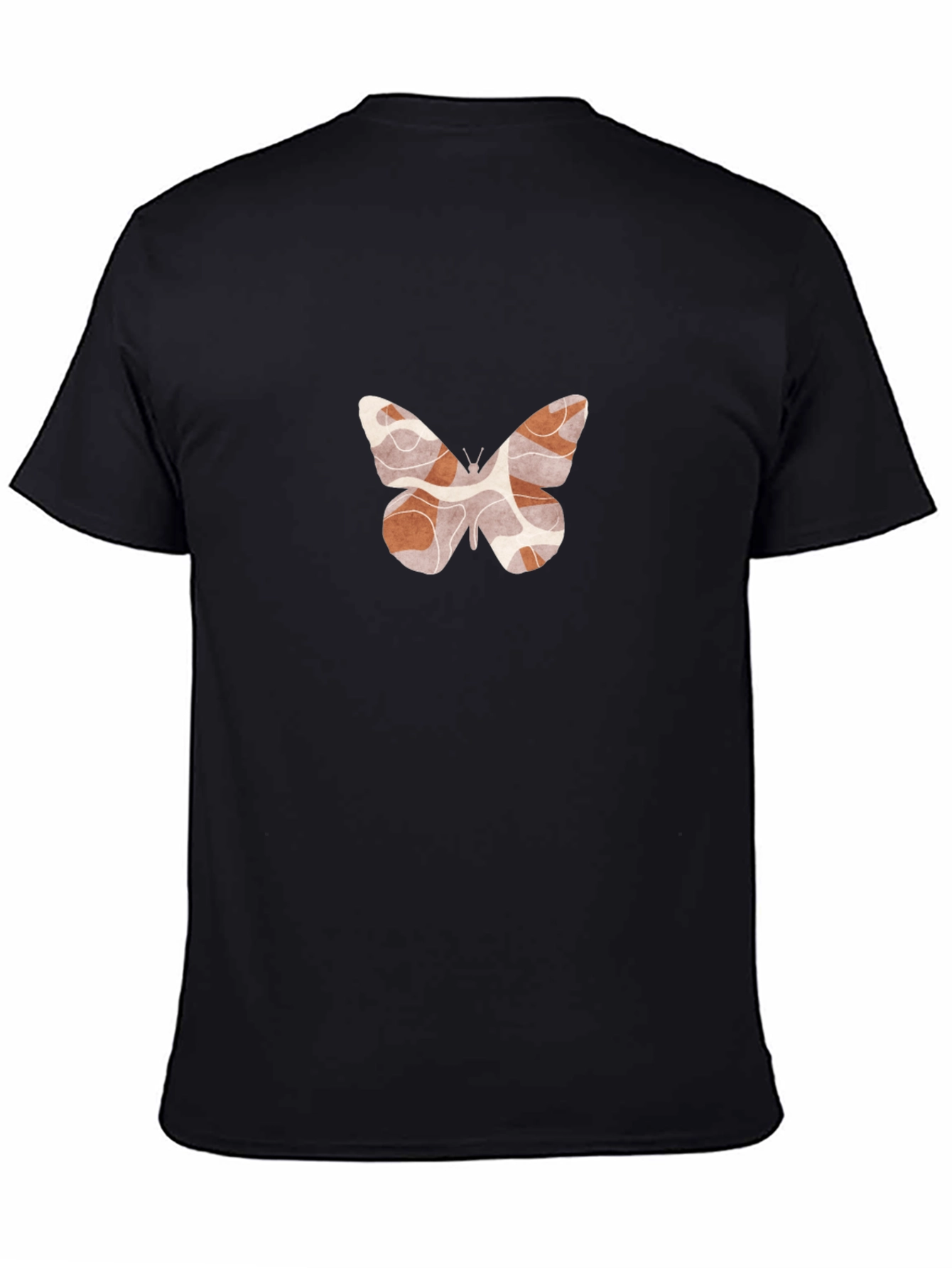 Butterfly Graphic Black T-Shirt