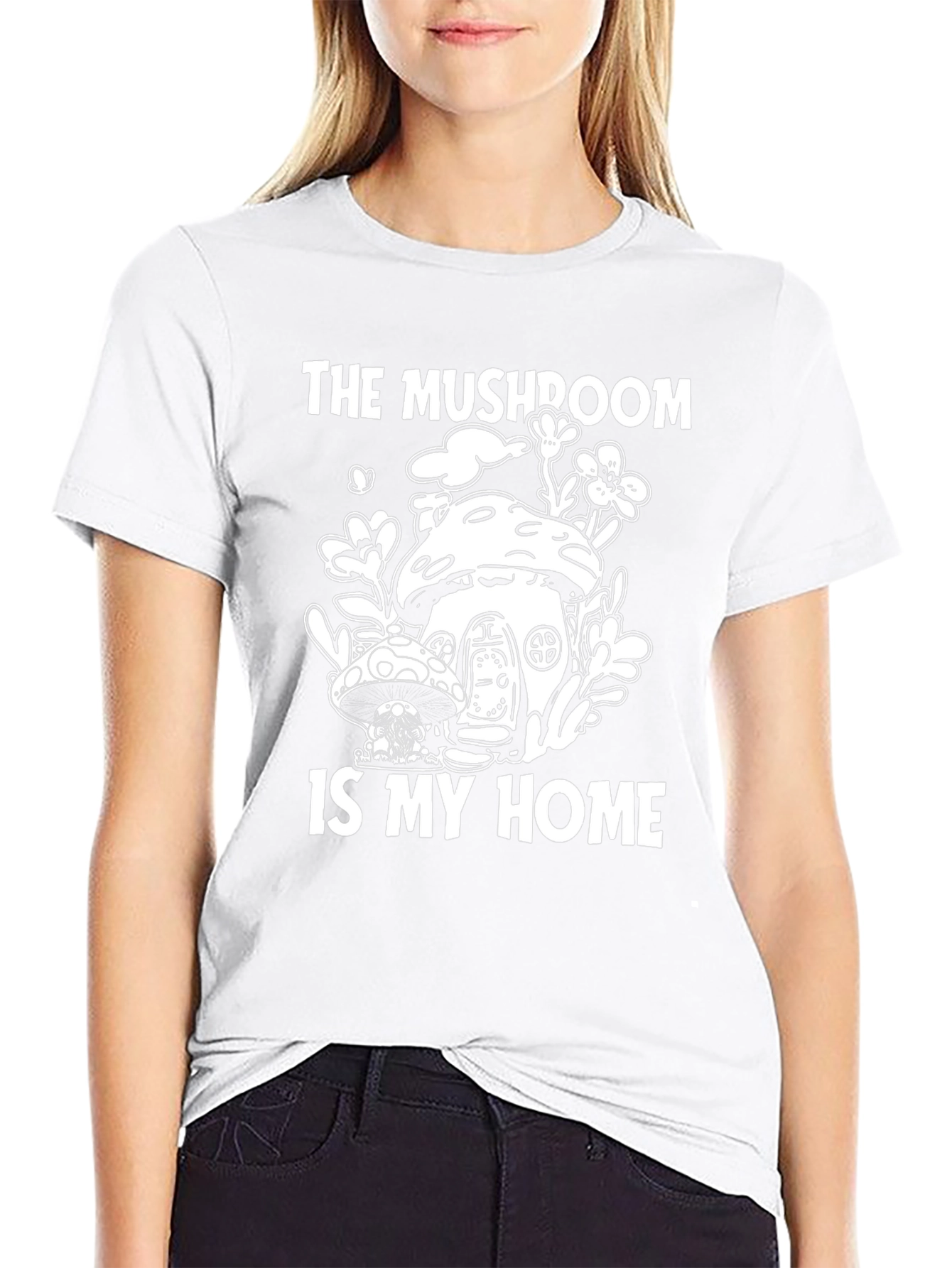 Mushroom Home T-Shirt - Nature Lover Tee