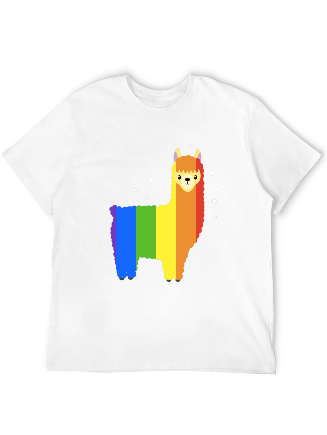 Rainbow Llama Graphic Tee - Pride Shirt