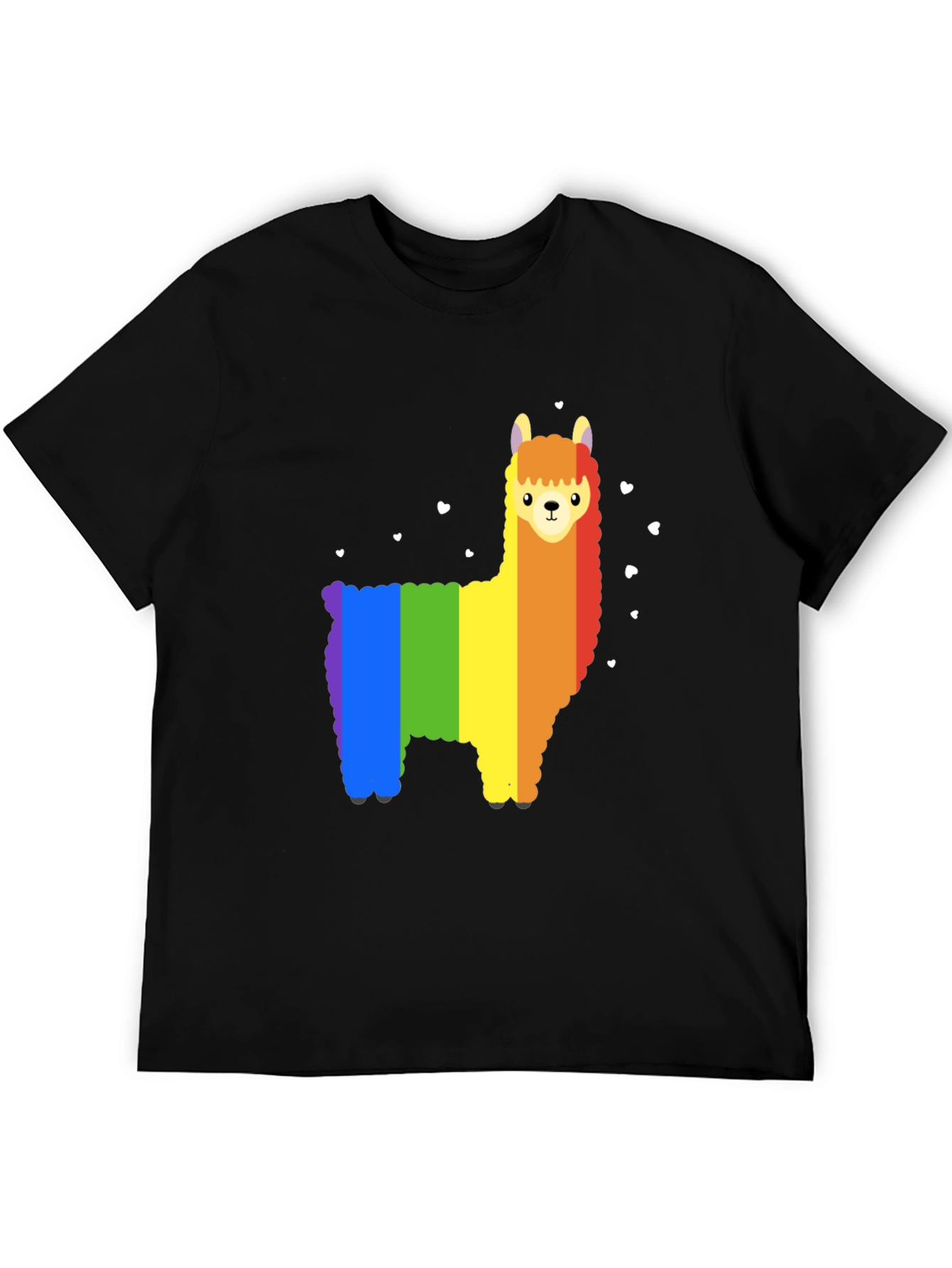 Rainbow Llama Graphic Tee - Pride Shirt