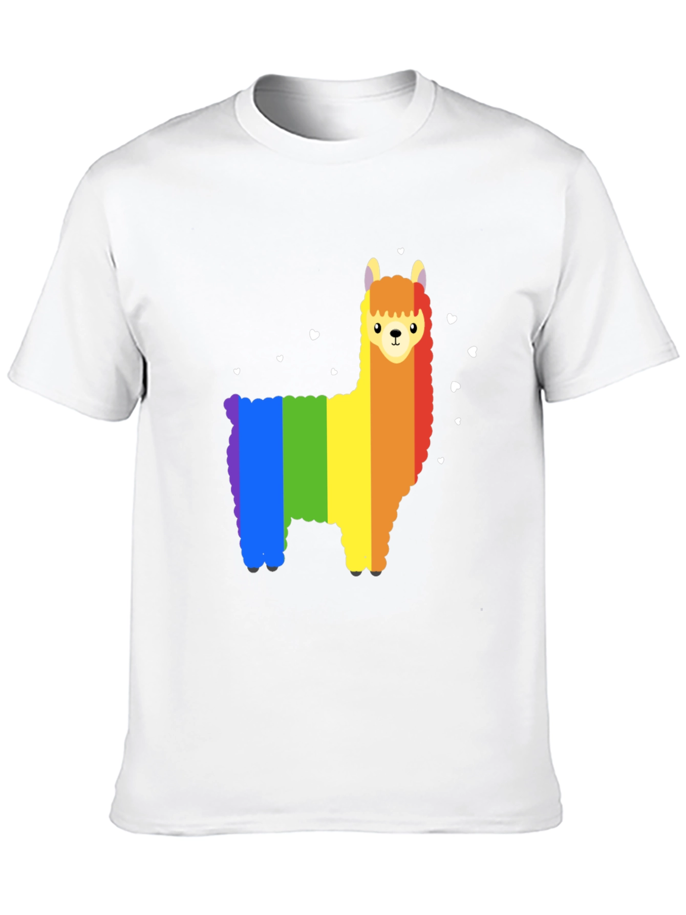 Rainbow Llama Graphic Tee - Pride Shirt