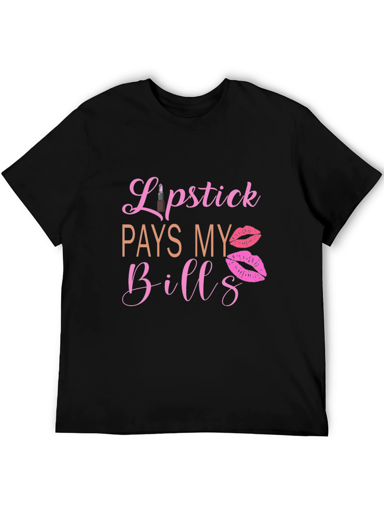 Lipstick Pays My Bills Graphic Tee