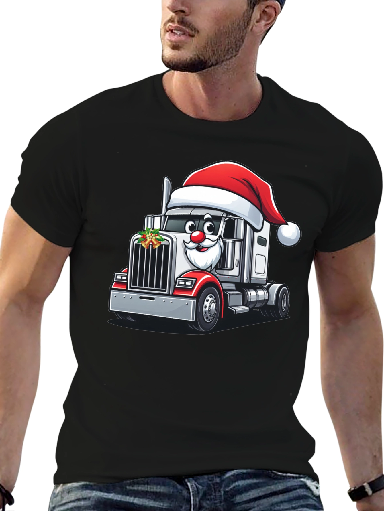 Christmas Trucker T-Shirt - Holiday Road