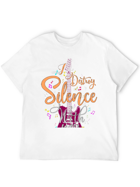 I Destroy Silence With Music T-Shirt
