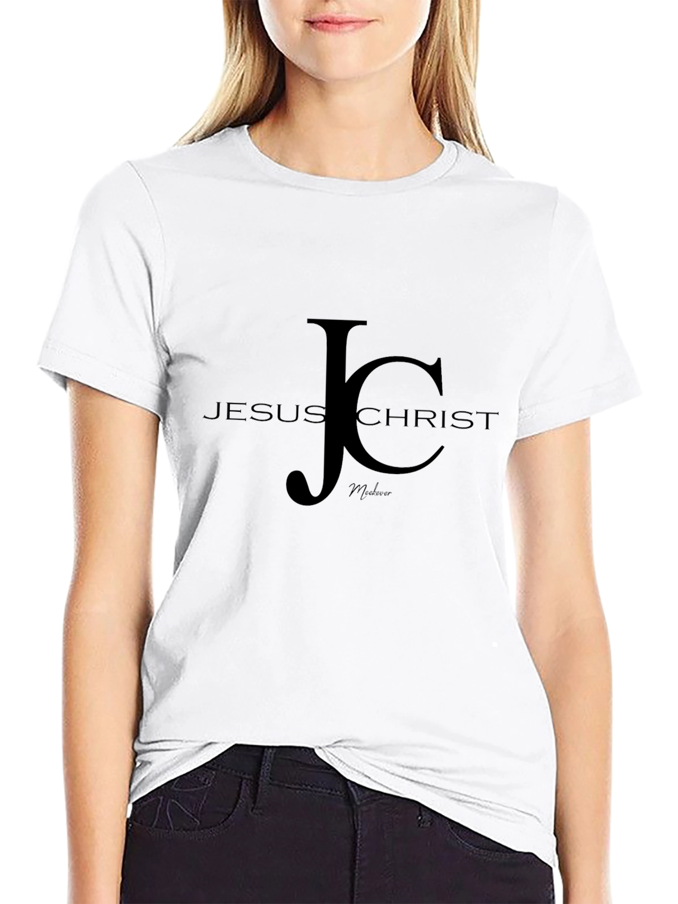 Jesus Christ JC Graphic Black T-Shirt
