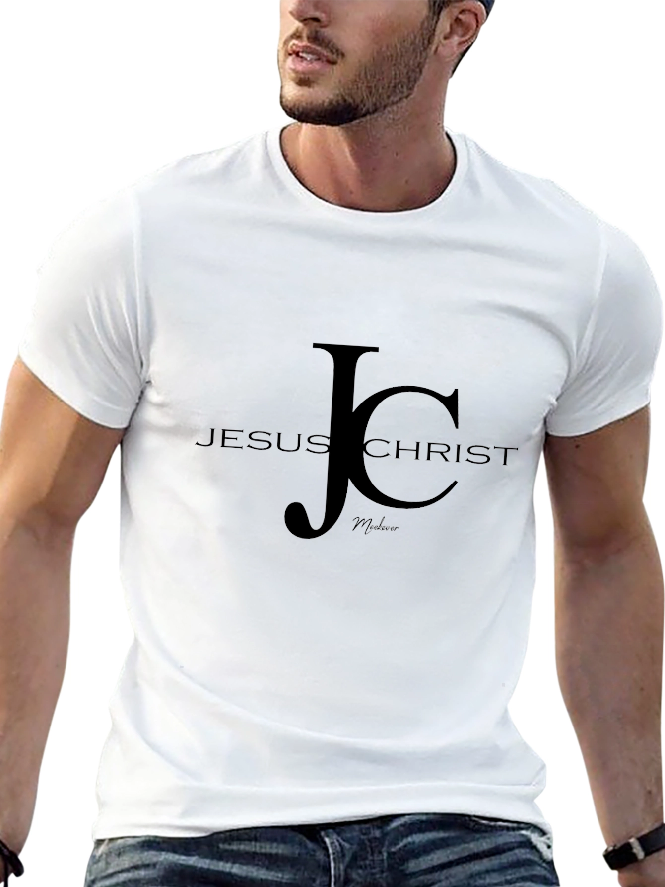 Jesus Christ JC Graphic Black T-Shirt