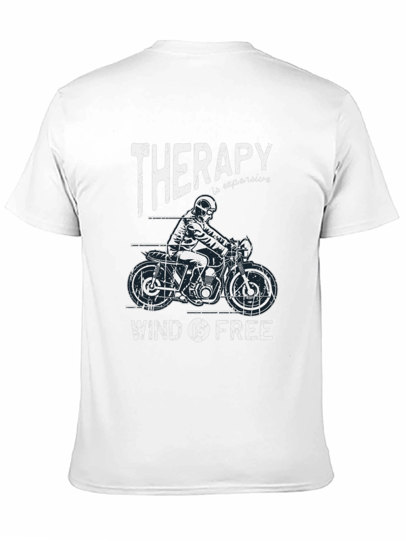 Therapy is Expensive Wind is Free Graphic T-Shirt