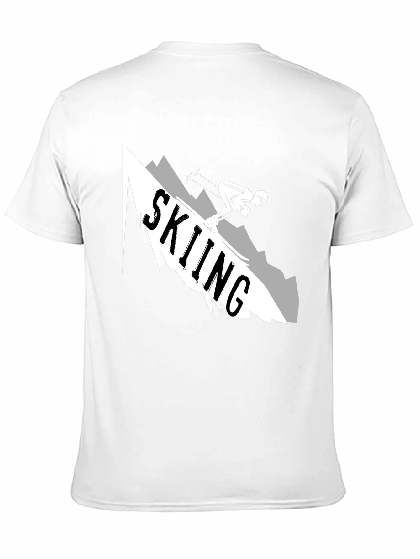 Skiing Graphic T-Shirt: Mountain Adventure Tee
