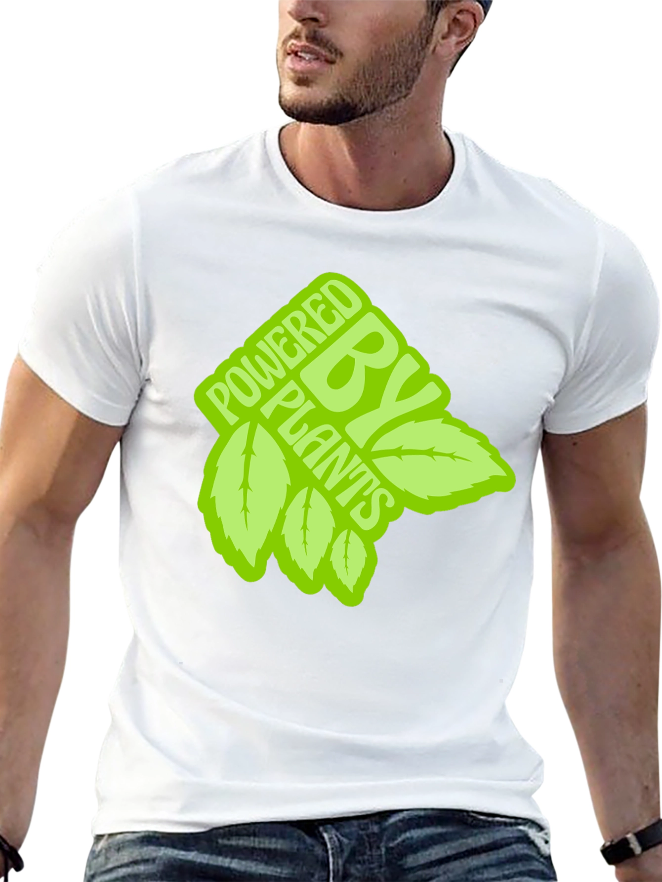 Powered By Plants T-Shirt - Vegan Lifestyle Tee