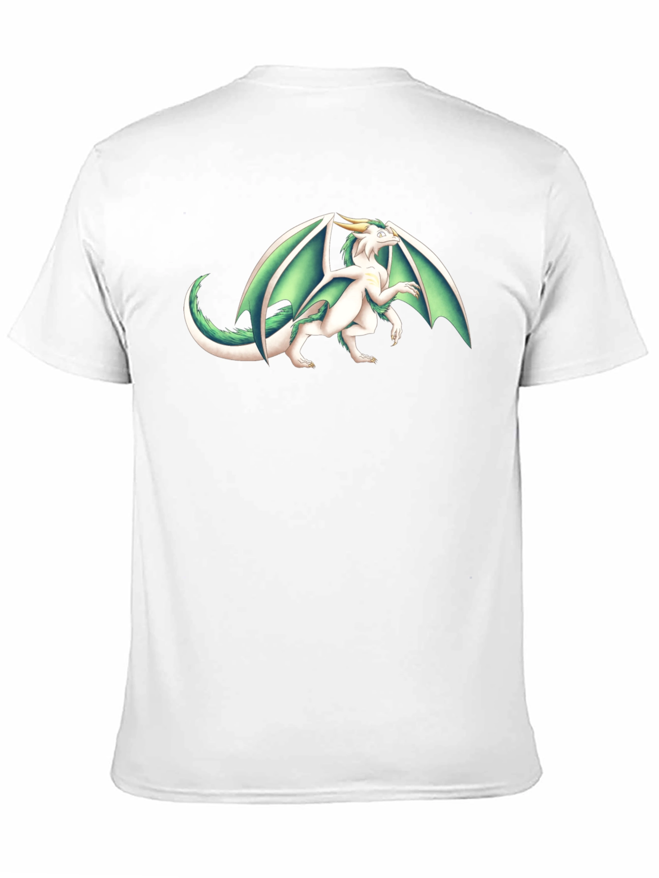 Dragon Graphic Tee - Black Cotton T-Shirt