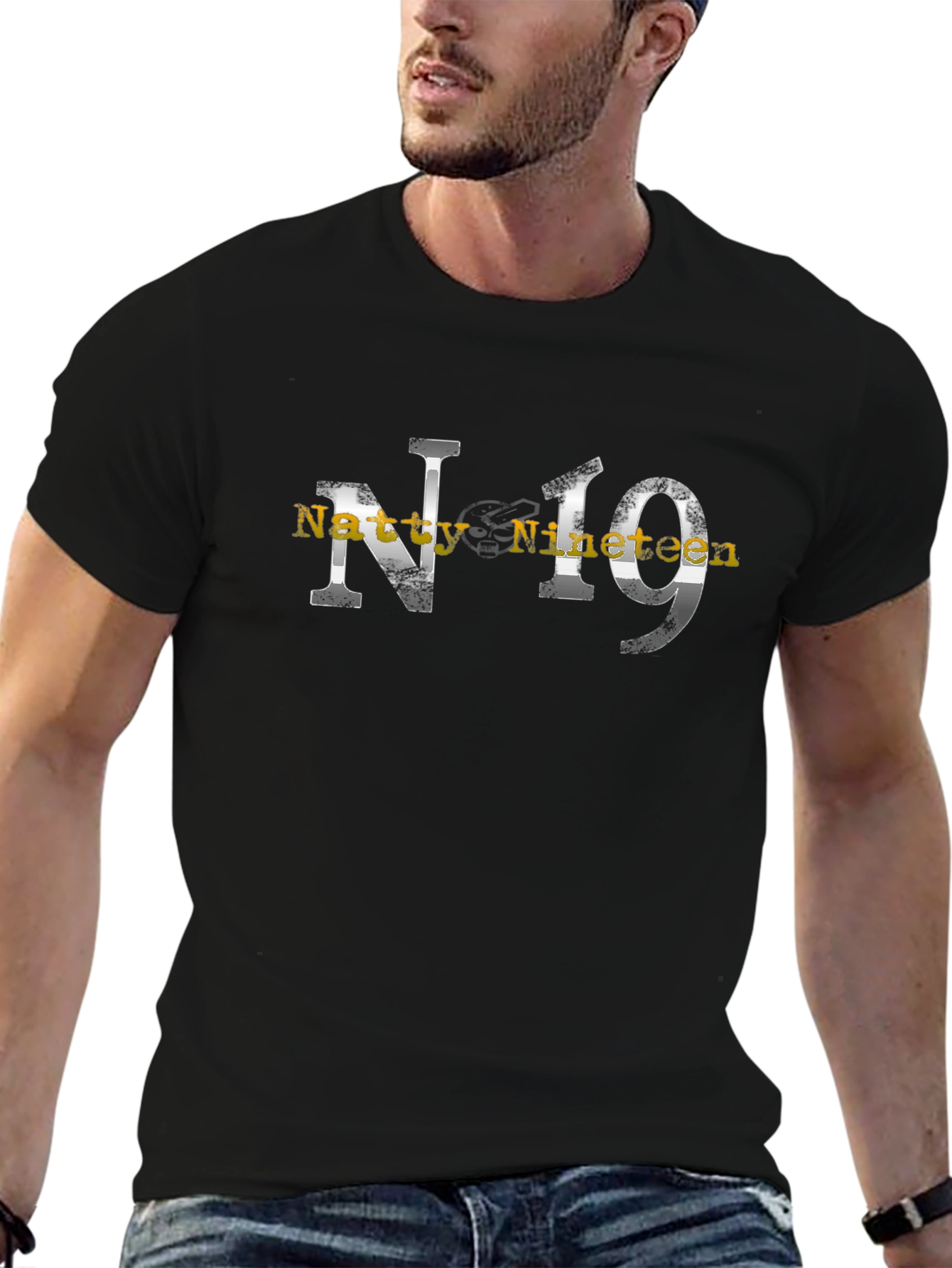 Natty Nineteen Black T-Shirt