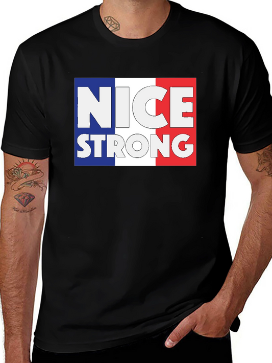 Nice Strong France Flag T-Shirt