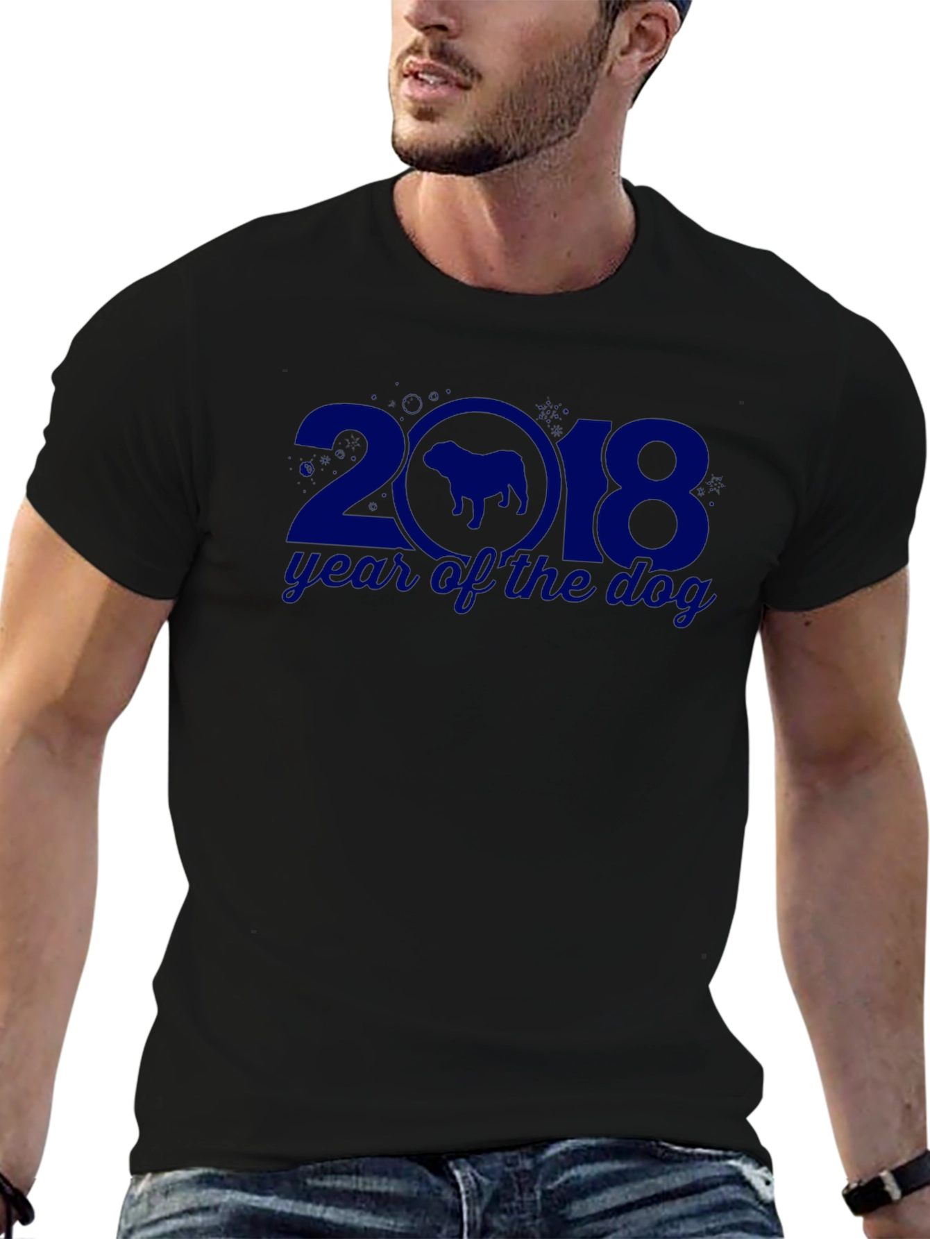 Year of the Dog 2018 Black T-Shirt
