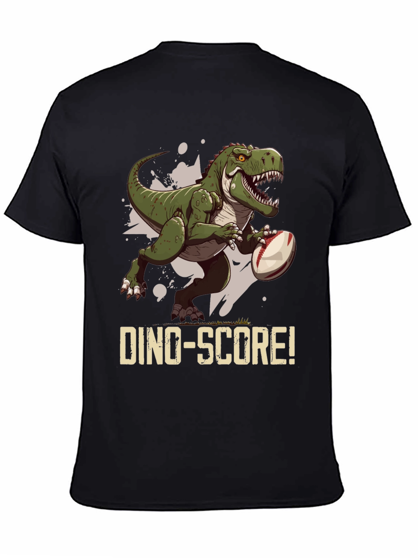 Dino-Score! T-Rex Rugby T-Shirt