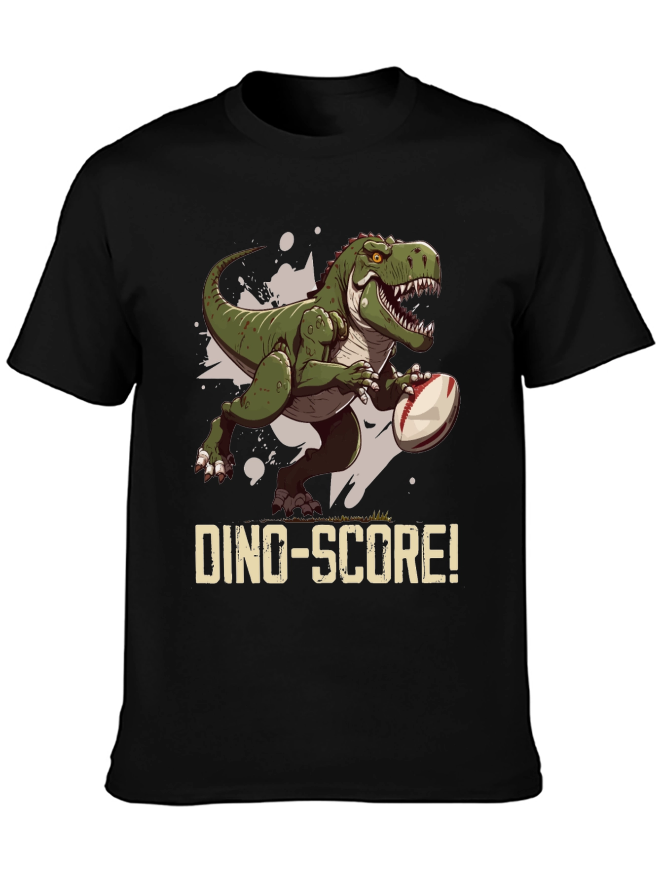 Dino-Score! T-Rex Rugby T-Shirt