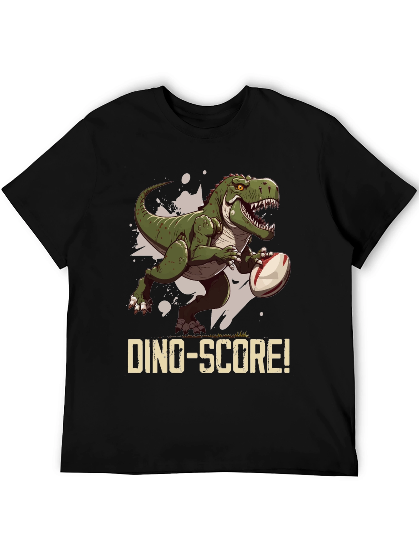 Dino-Score! T-Rex Rugby T-Shirt