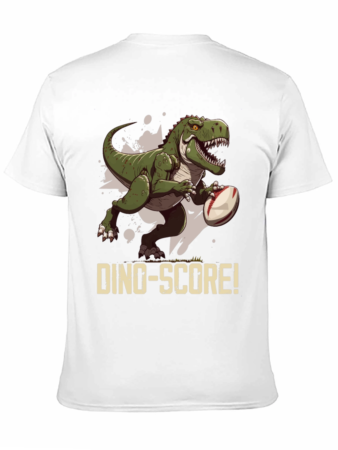 Dino-Score! T-Rex Rugby T-Shirt