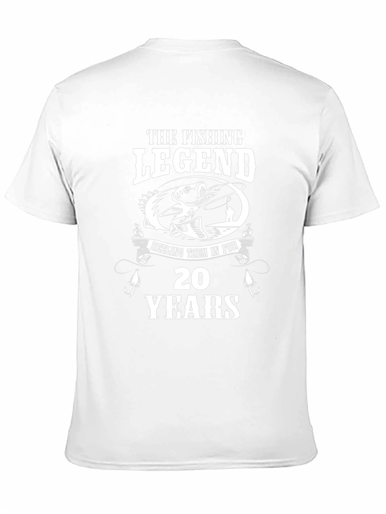 Fishing Legend 20 Years Graphic T-Shirt
