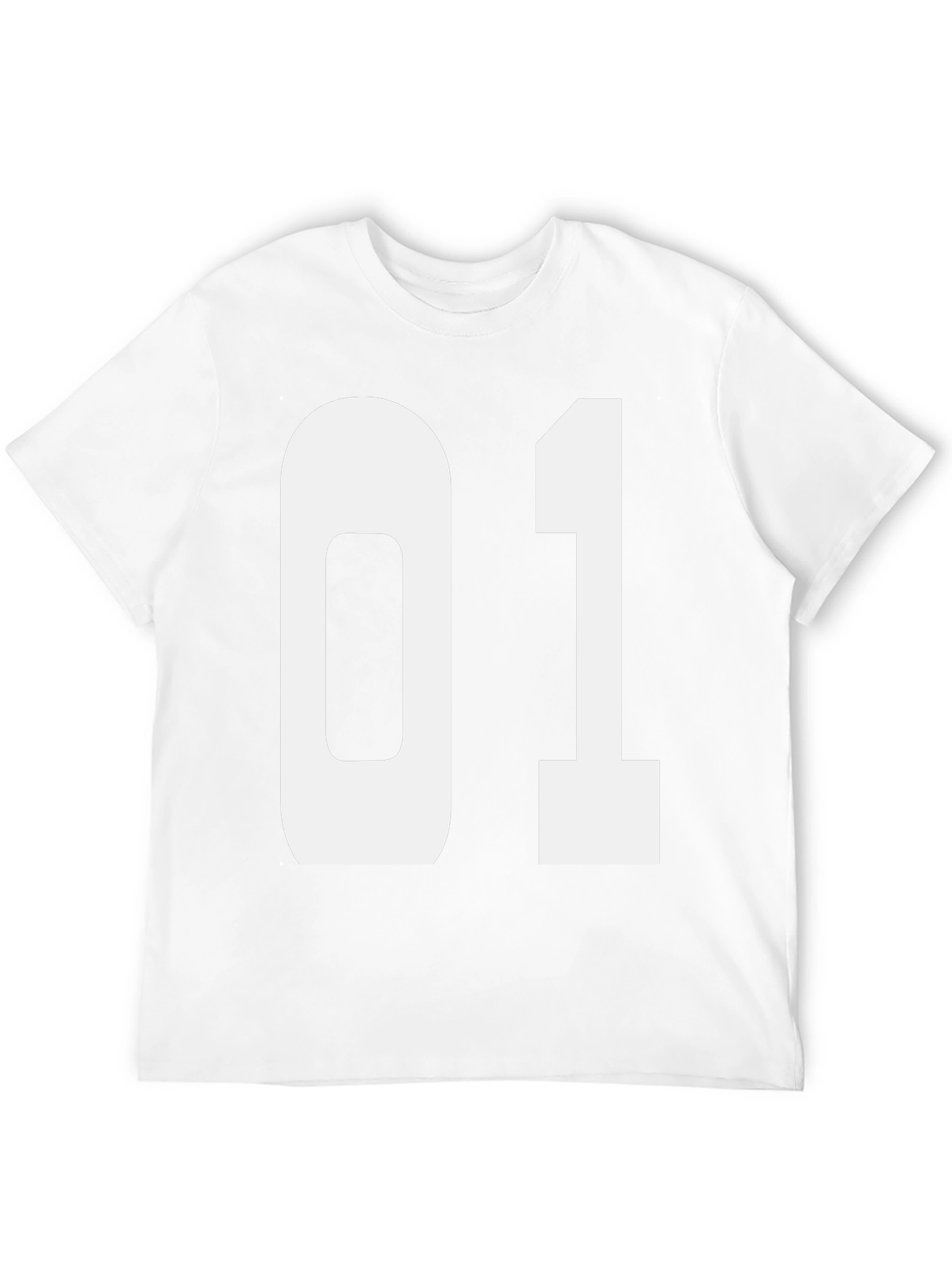 Bold Number 01 Graphic T-Shirt