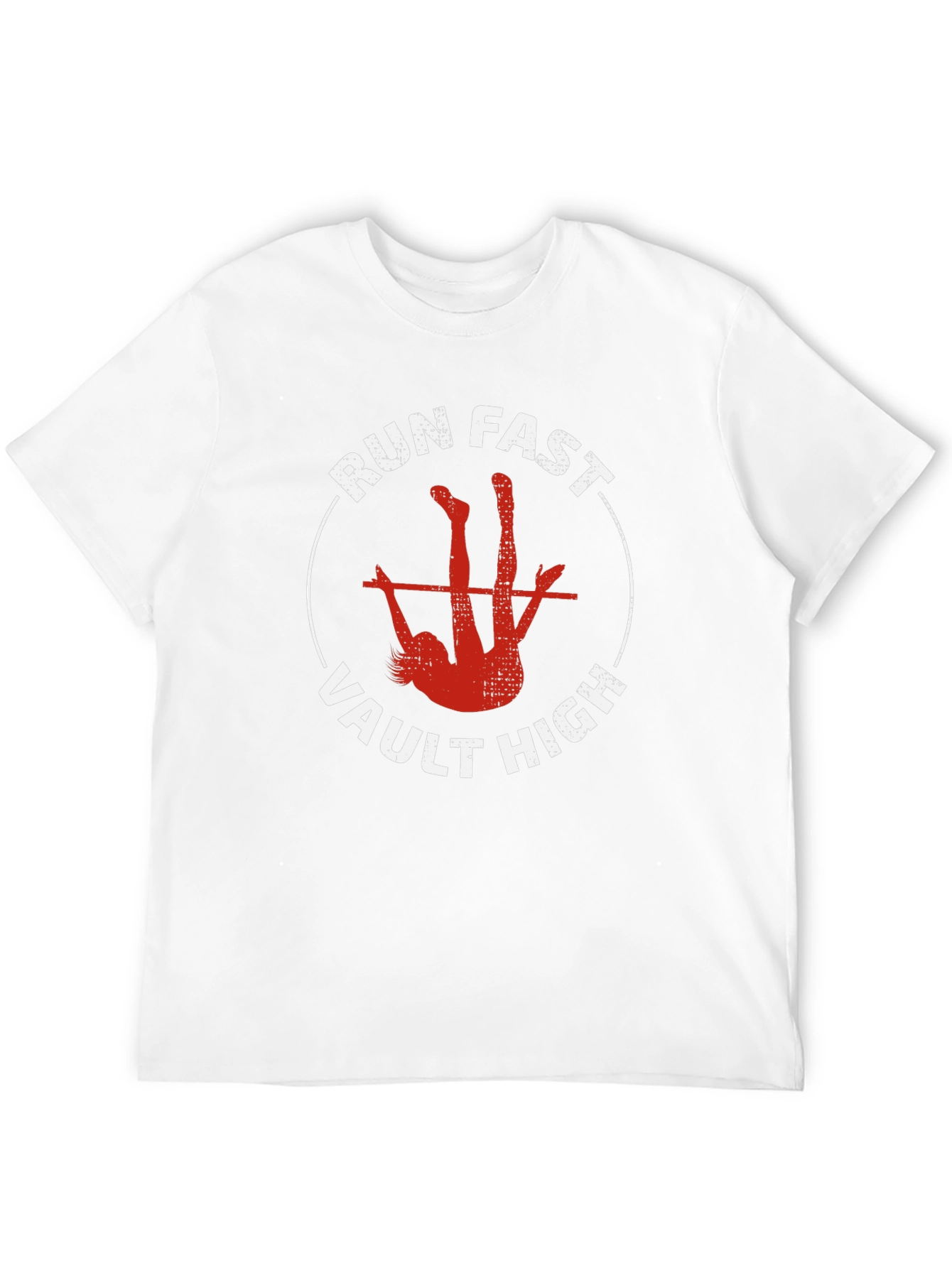 Run Fast Vault High T-Shirt - Athlete Graphic Tee