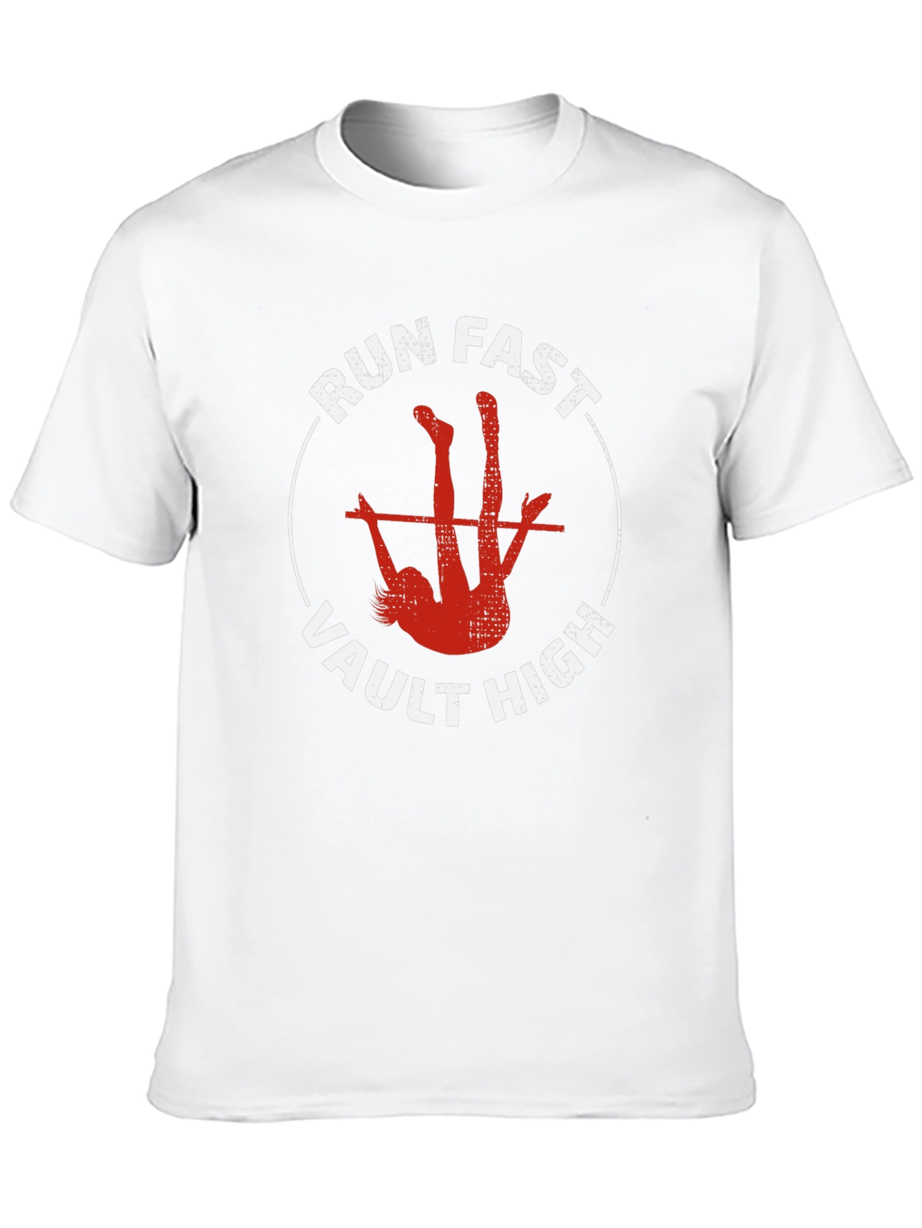 Run Fast Vault High T-Shirt - Athlete Graphic Tee