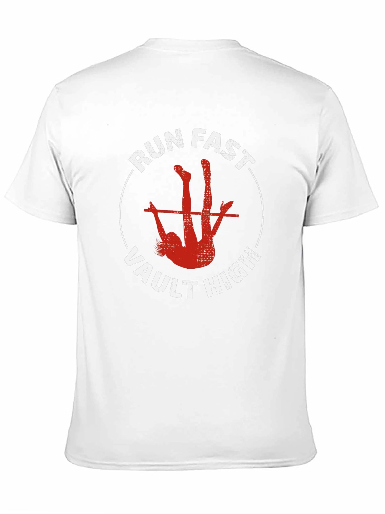 Run Fast Vault High T-Shirt - Athlete Graphic Tee