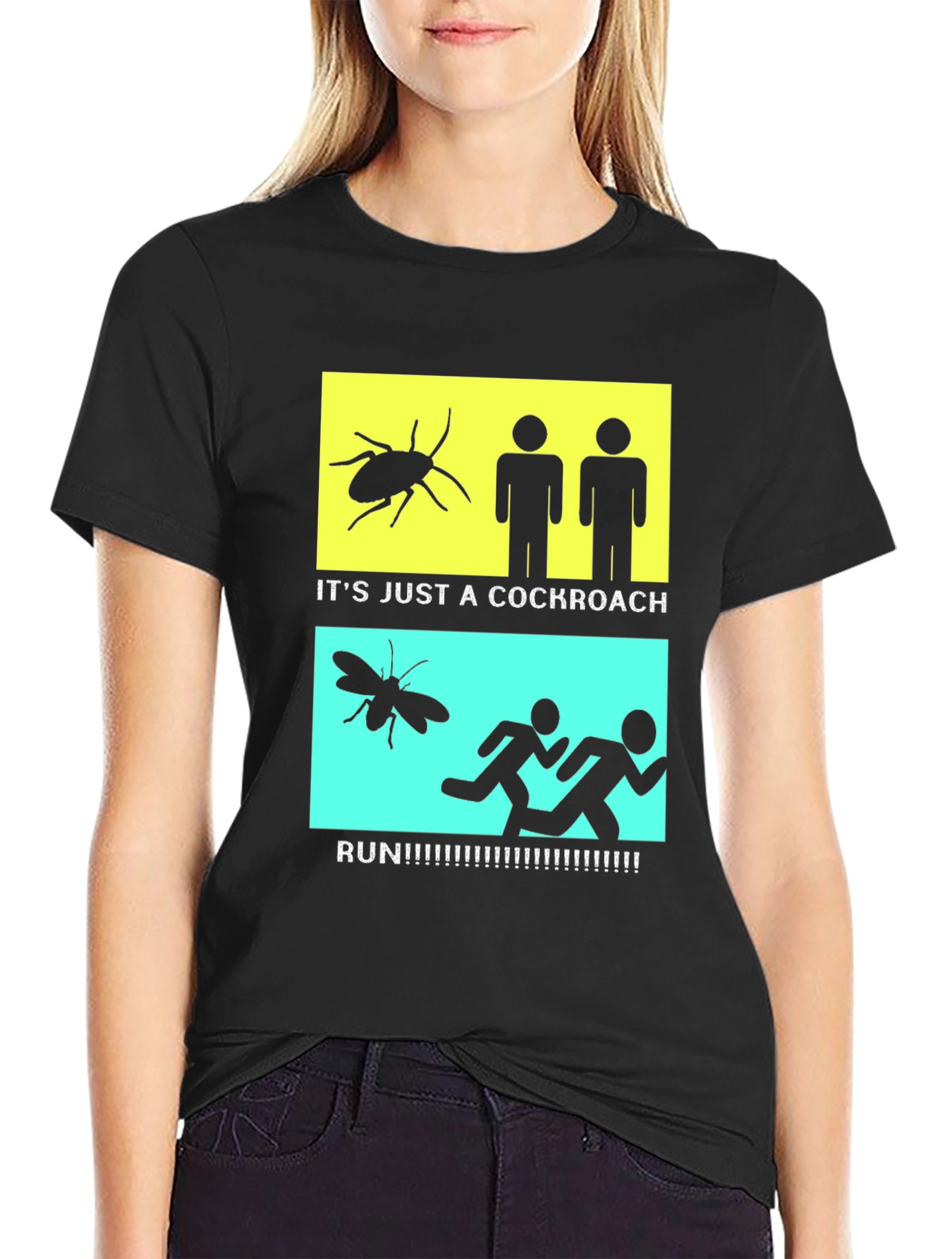 Cockroach Reaction Humor T-Shirt