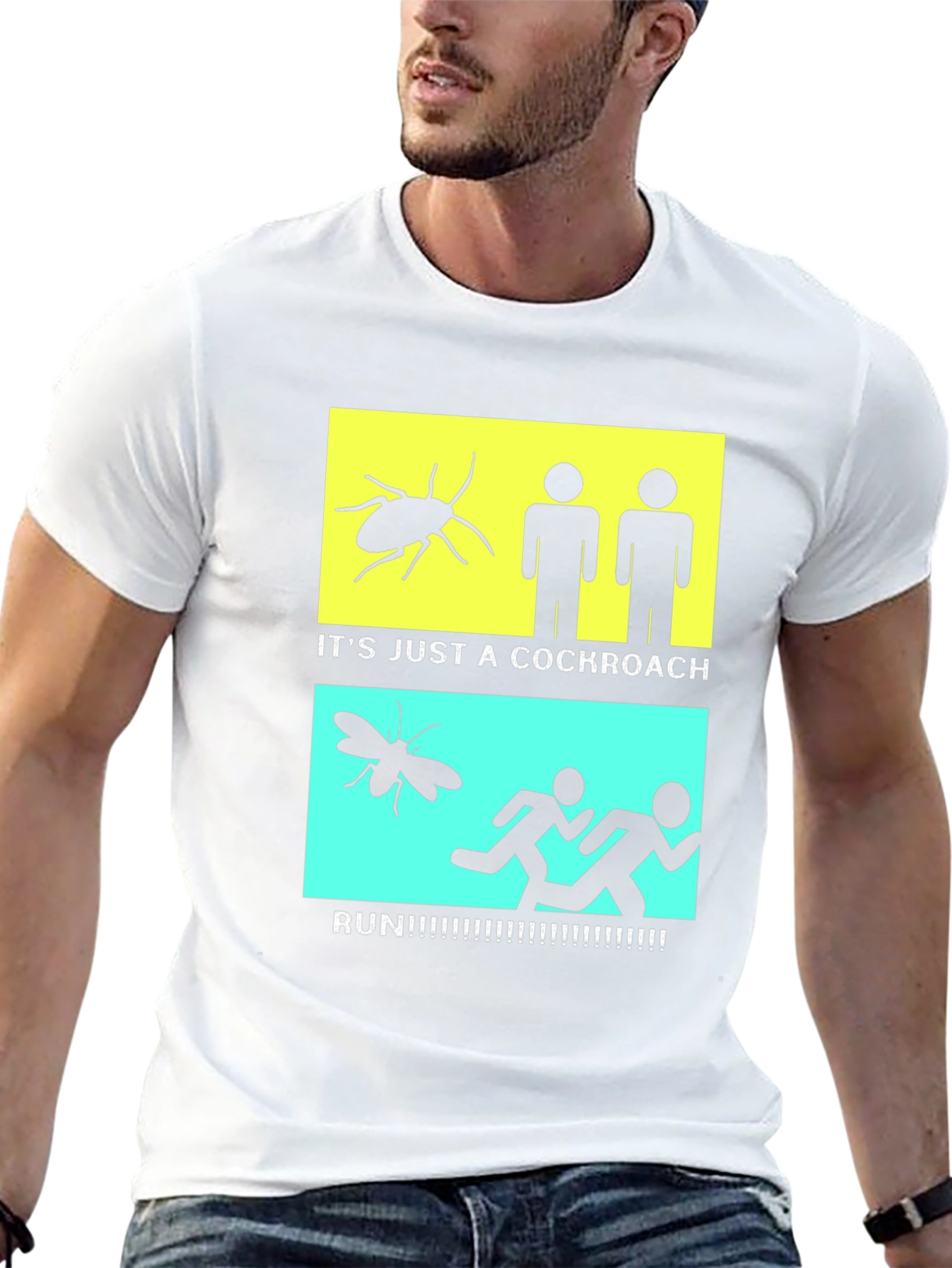 Cockroach Reaction Humor T-Shirt