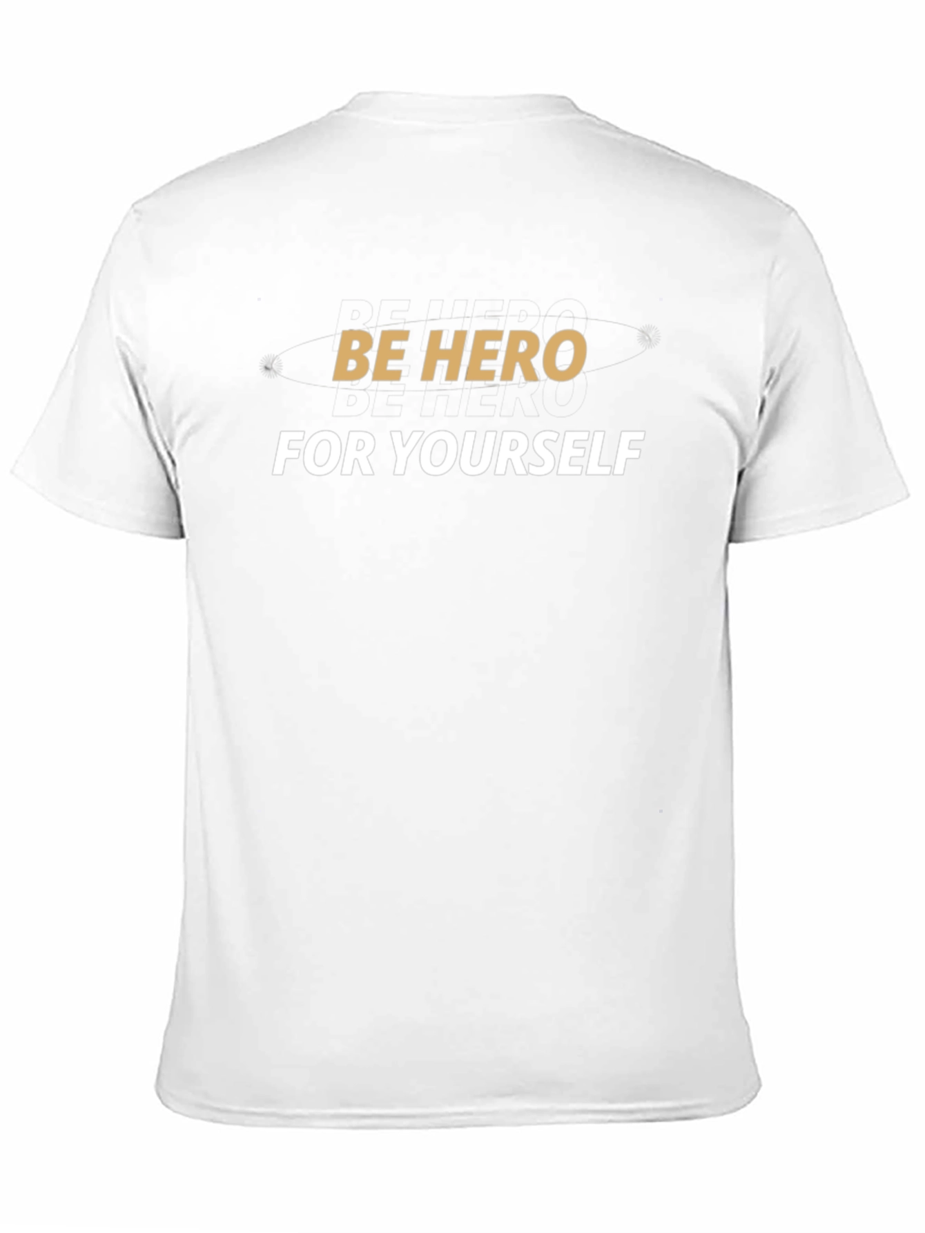Be Hero for Yourself Black Graphic Tee
