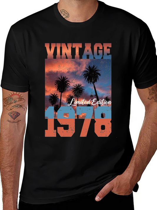 Vintage 1978 Palm Tree Sunset T-Shirt
