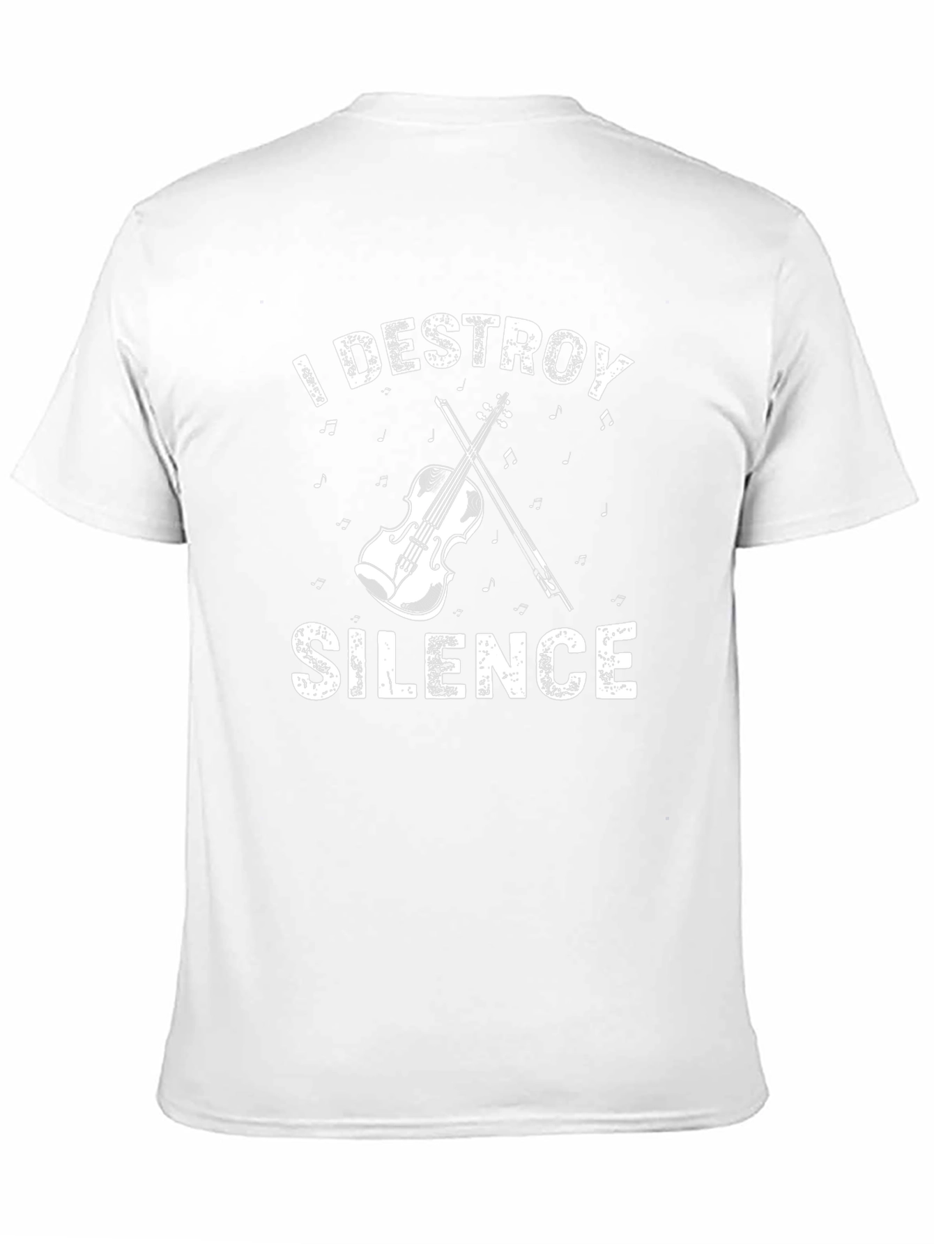 I Destroy Silence T-Shirt - Musician Tee
