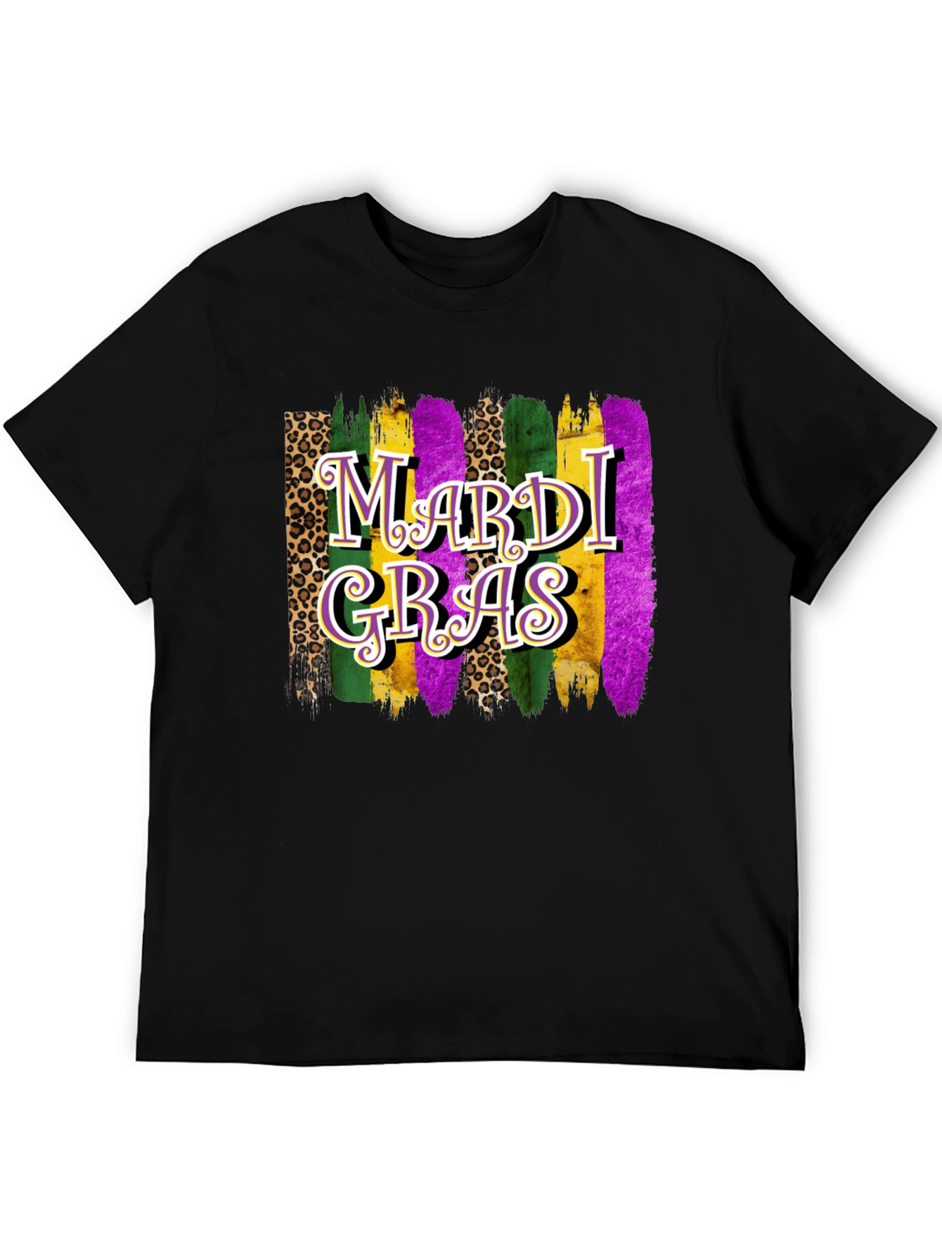 Mardi Gras Graphic Print T-Shirt