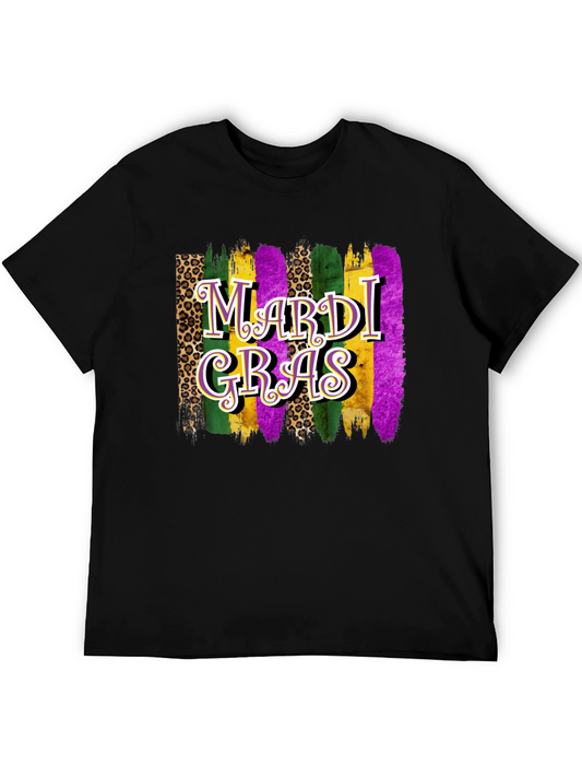 Mardi Gras Graphic Print T-Shirt