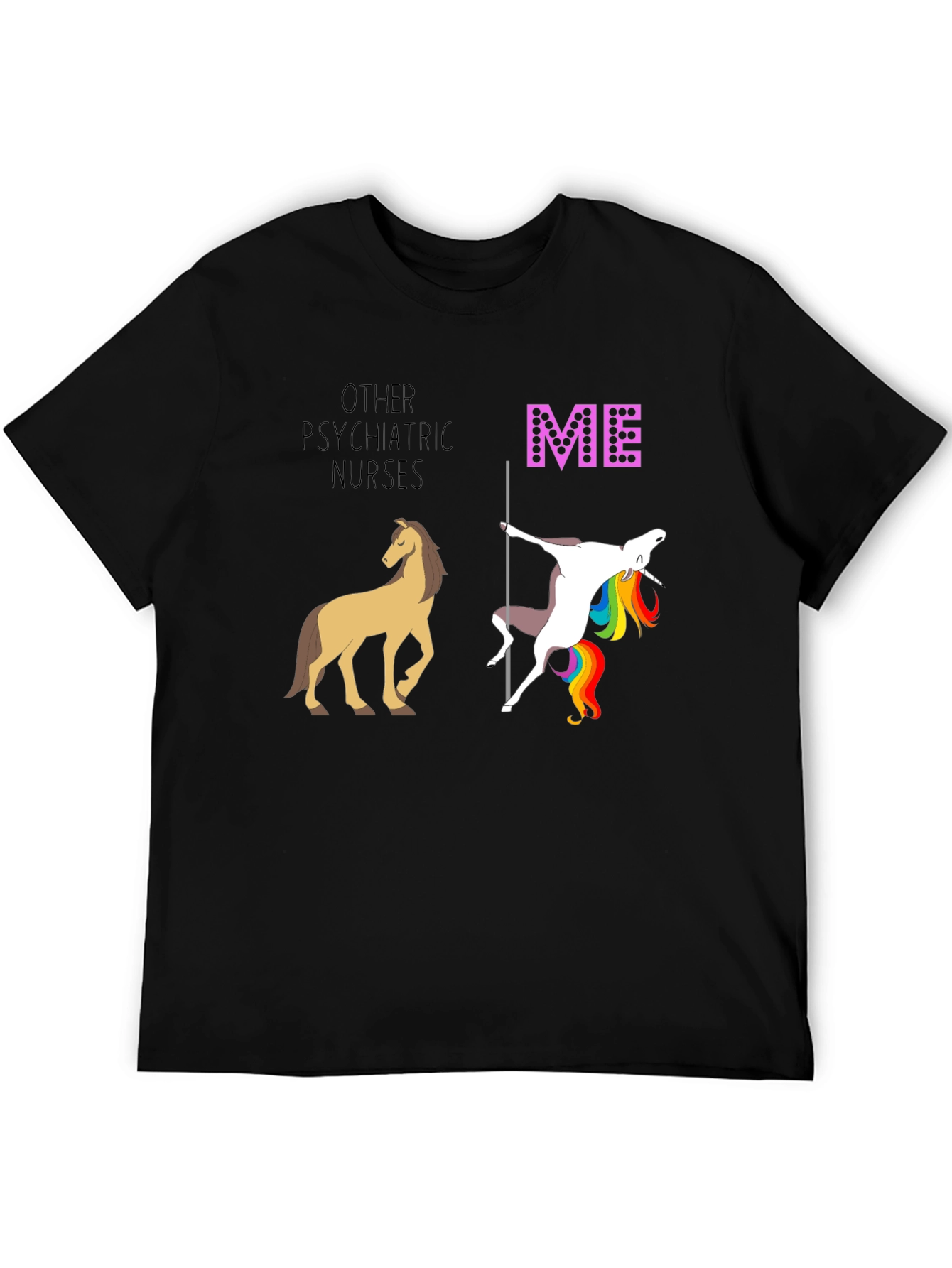 Psychiatric Nurse Unicorn T-Shirt