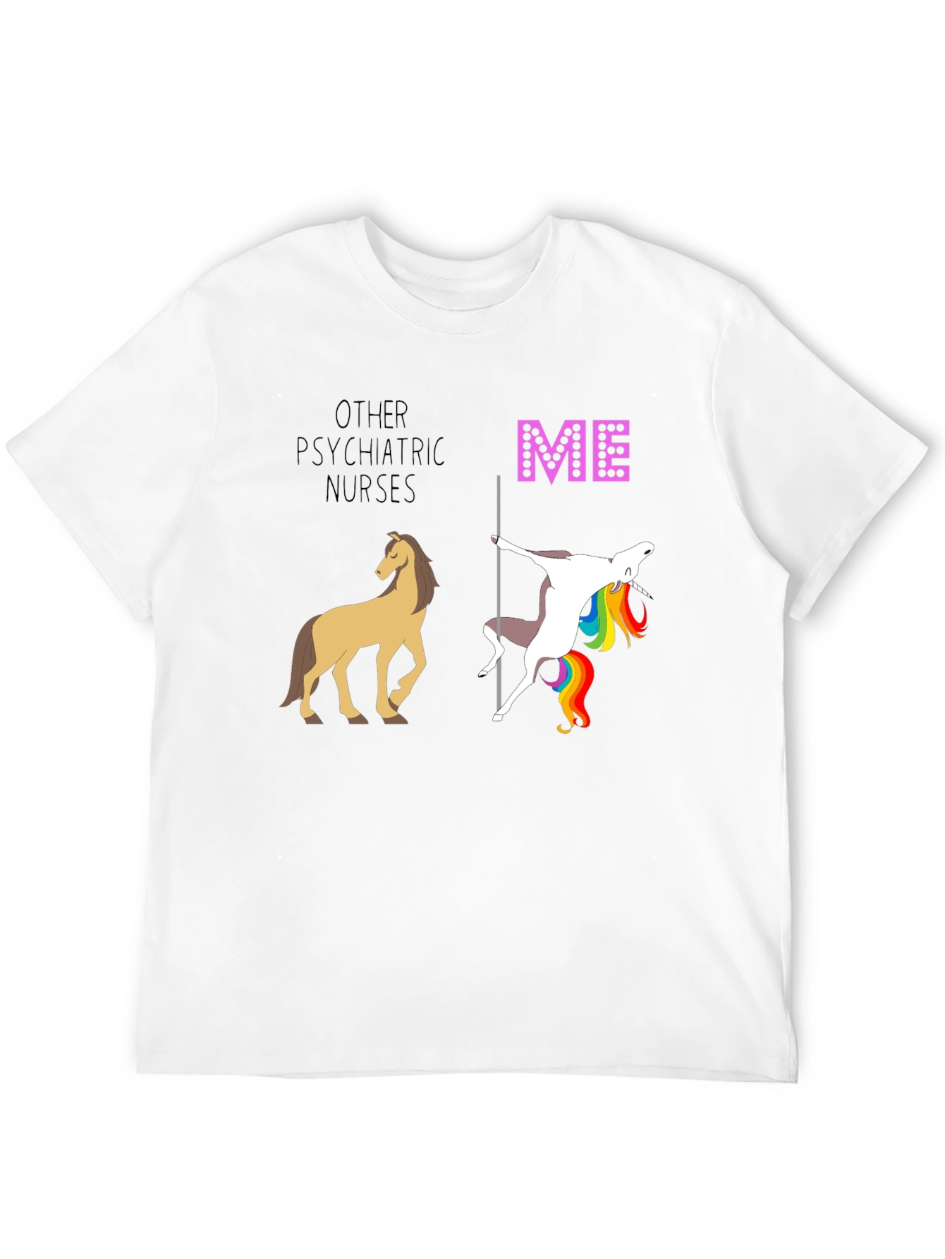 Psychiatric Nurse Unicorn T-Shirt