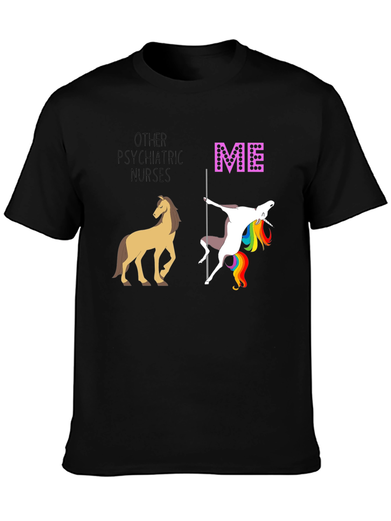 Psychiatric Nurse Unicorn T-Shirt