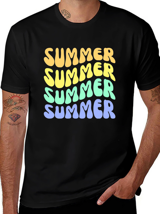 Retro Summer T-Shirt - Funky Graphic Tee