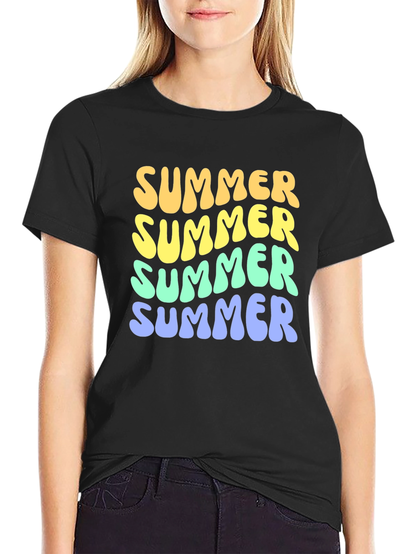 Retro Summer T-Shirt - Funky Graphic Tee