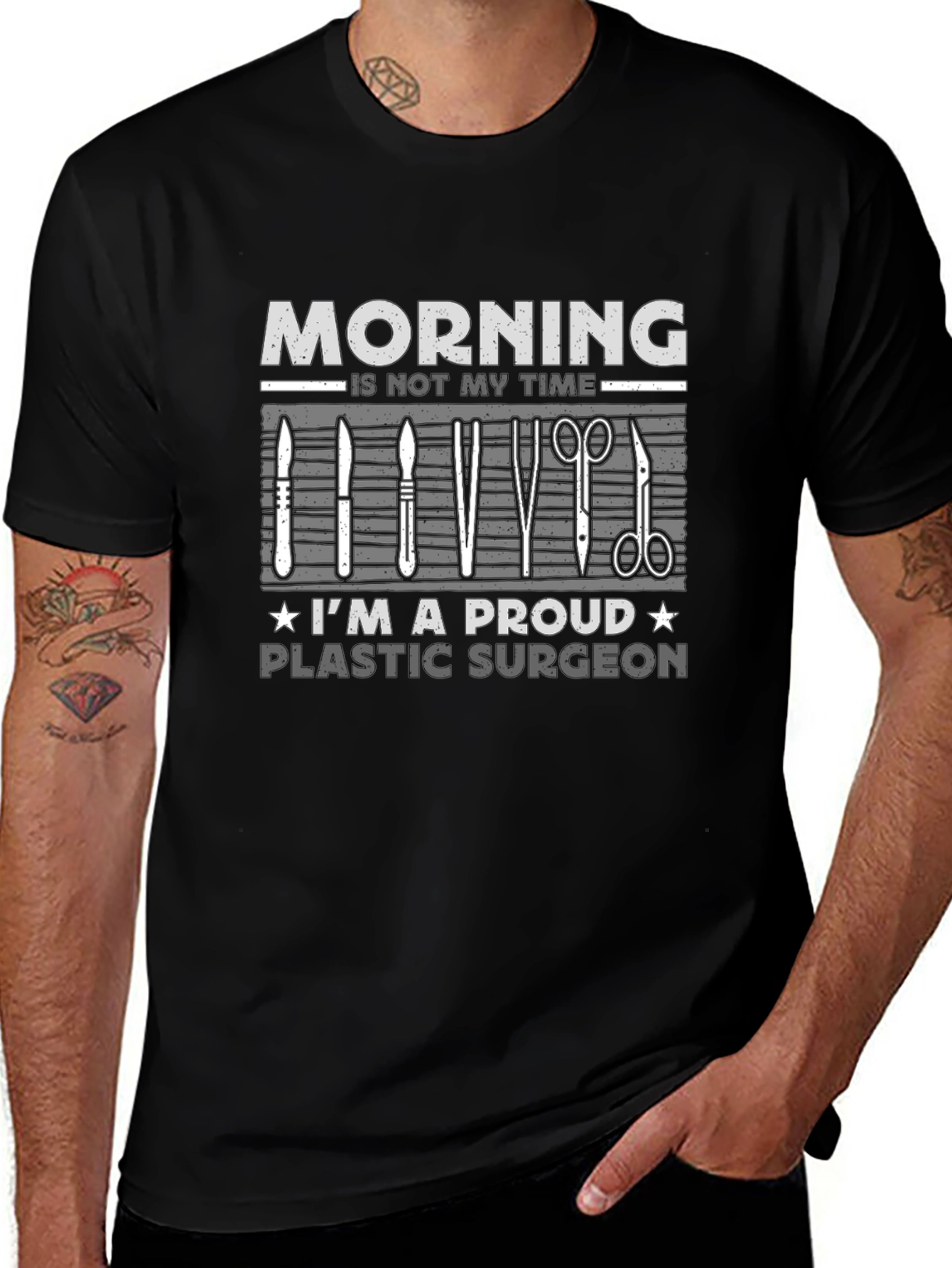 Plastic Surgeon T-Shirt: Morning Not My Time!