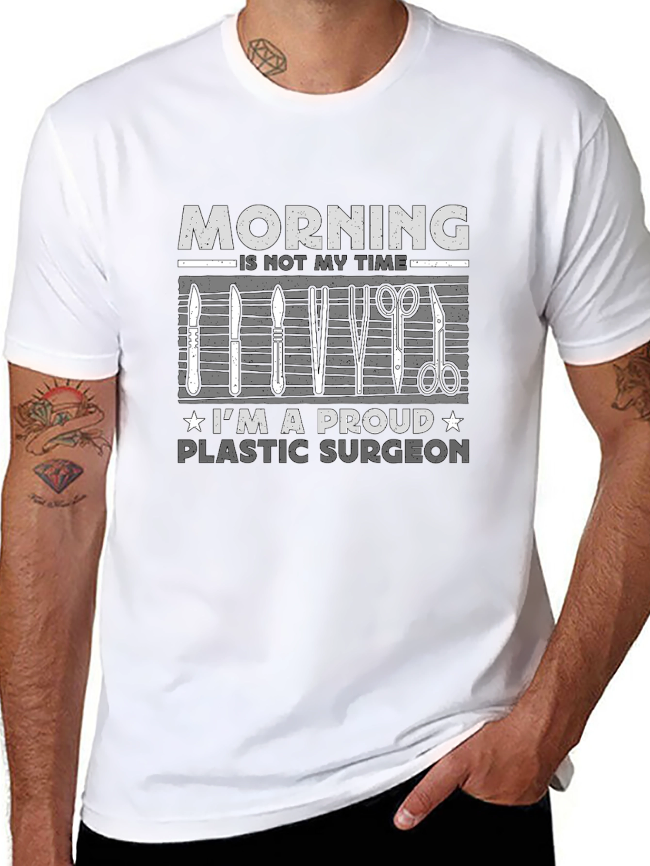 Plastic Surgeon T-Shirt: Morning Not My Time!