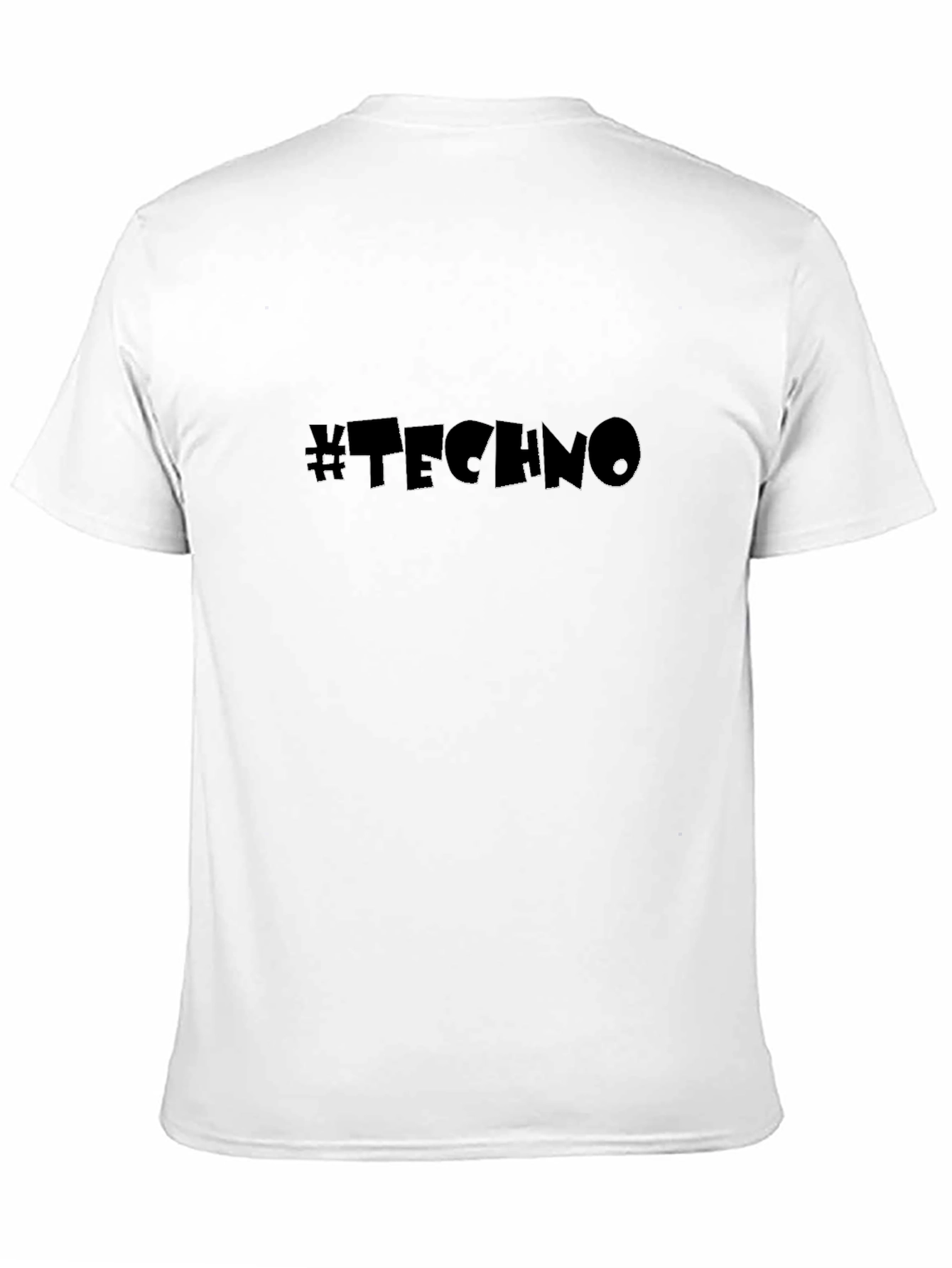 Techno Music Black T-Shirt