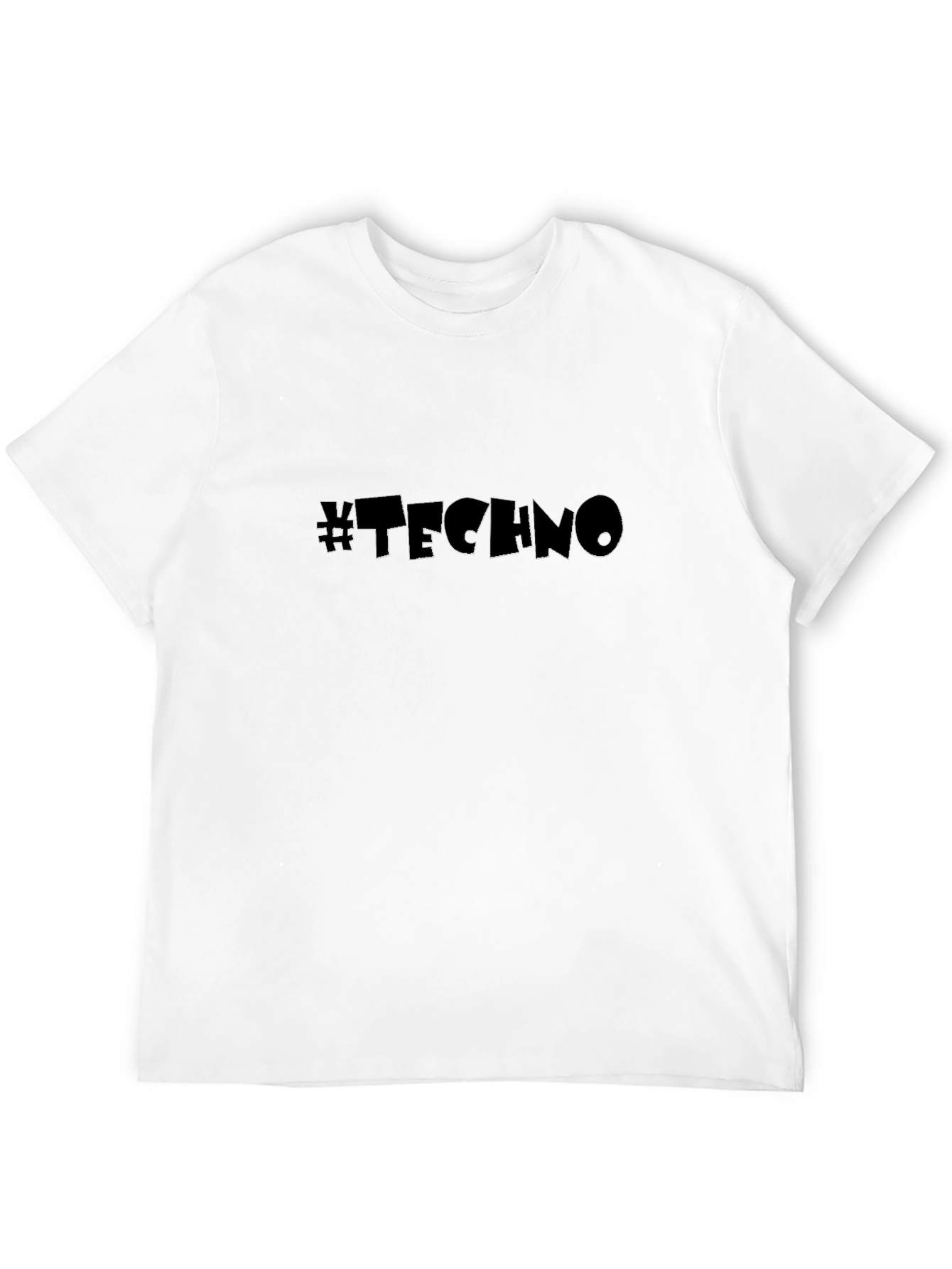 Techno Music Black T-Shirt