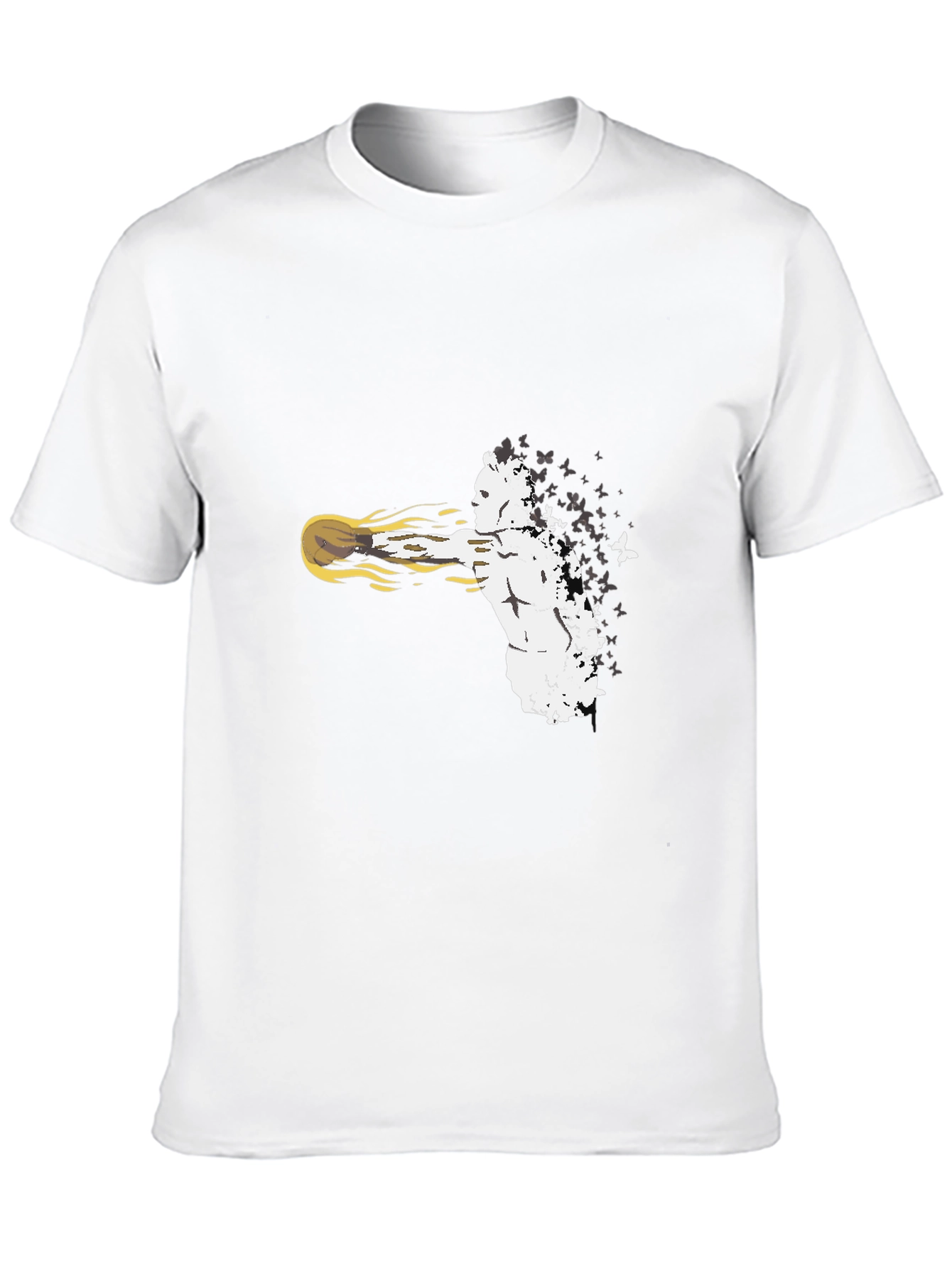 Abstract Fighter Black T-Shirt