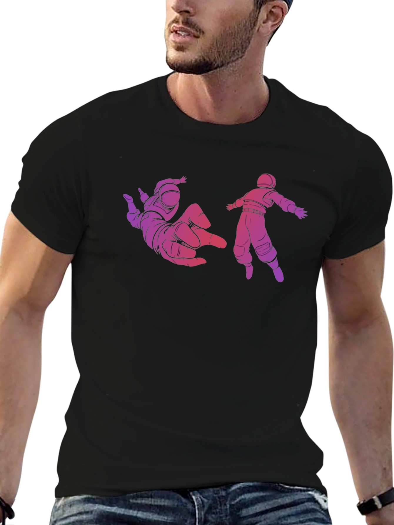 Lost in Space Black Graphic Tee