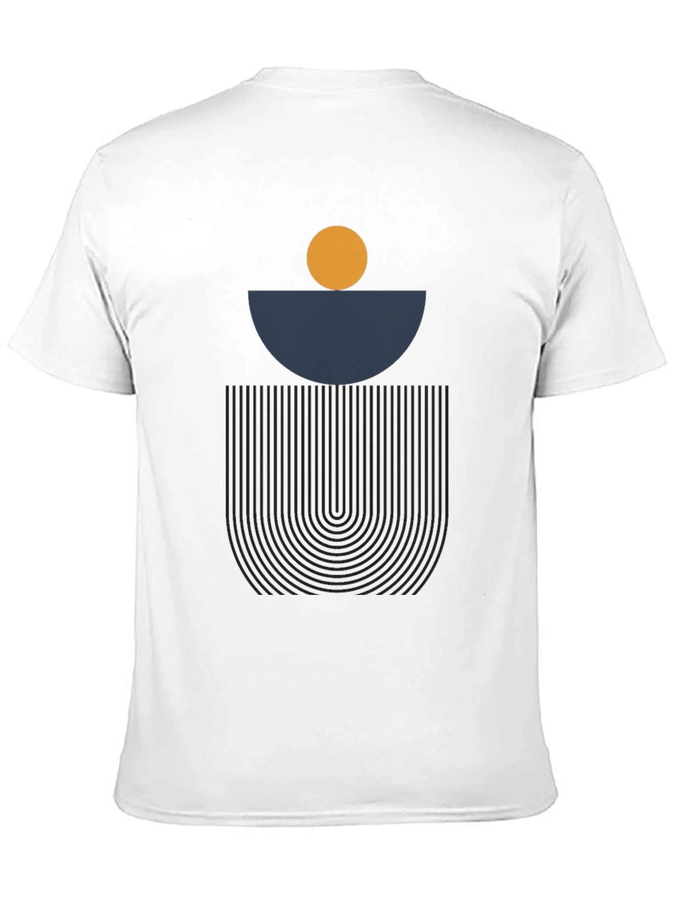 Minimalist Geometric Graphic T-Shirt